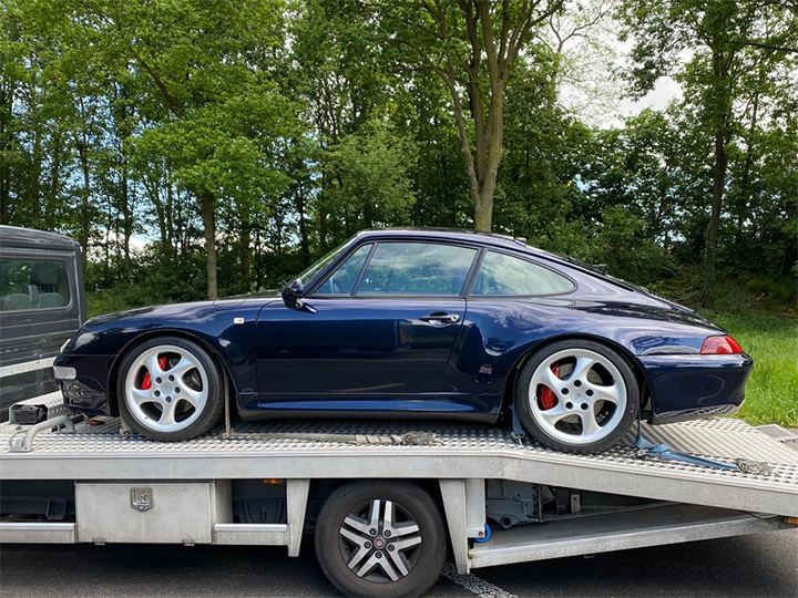 Defecte auto's vervoeren