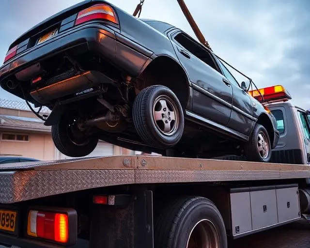 Defecte auto's vervoeren